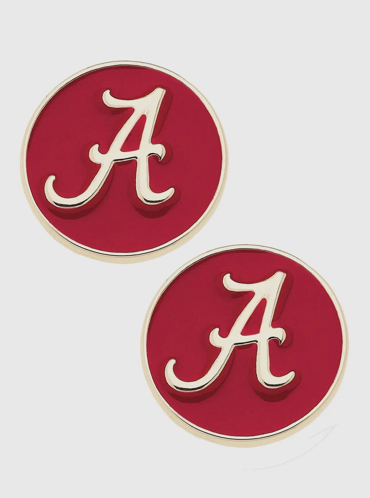 Alabama Round Logo Earrings