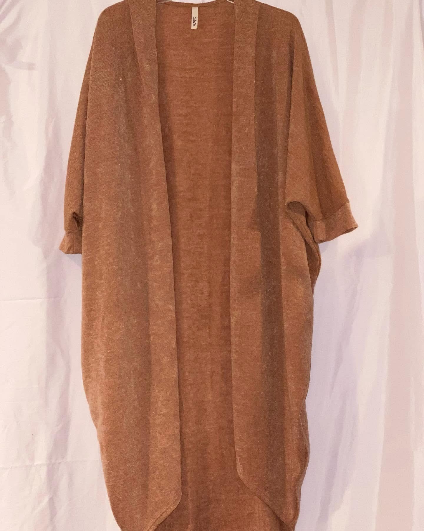 Rounded Cardigan - Mustard