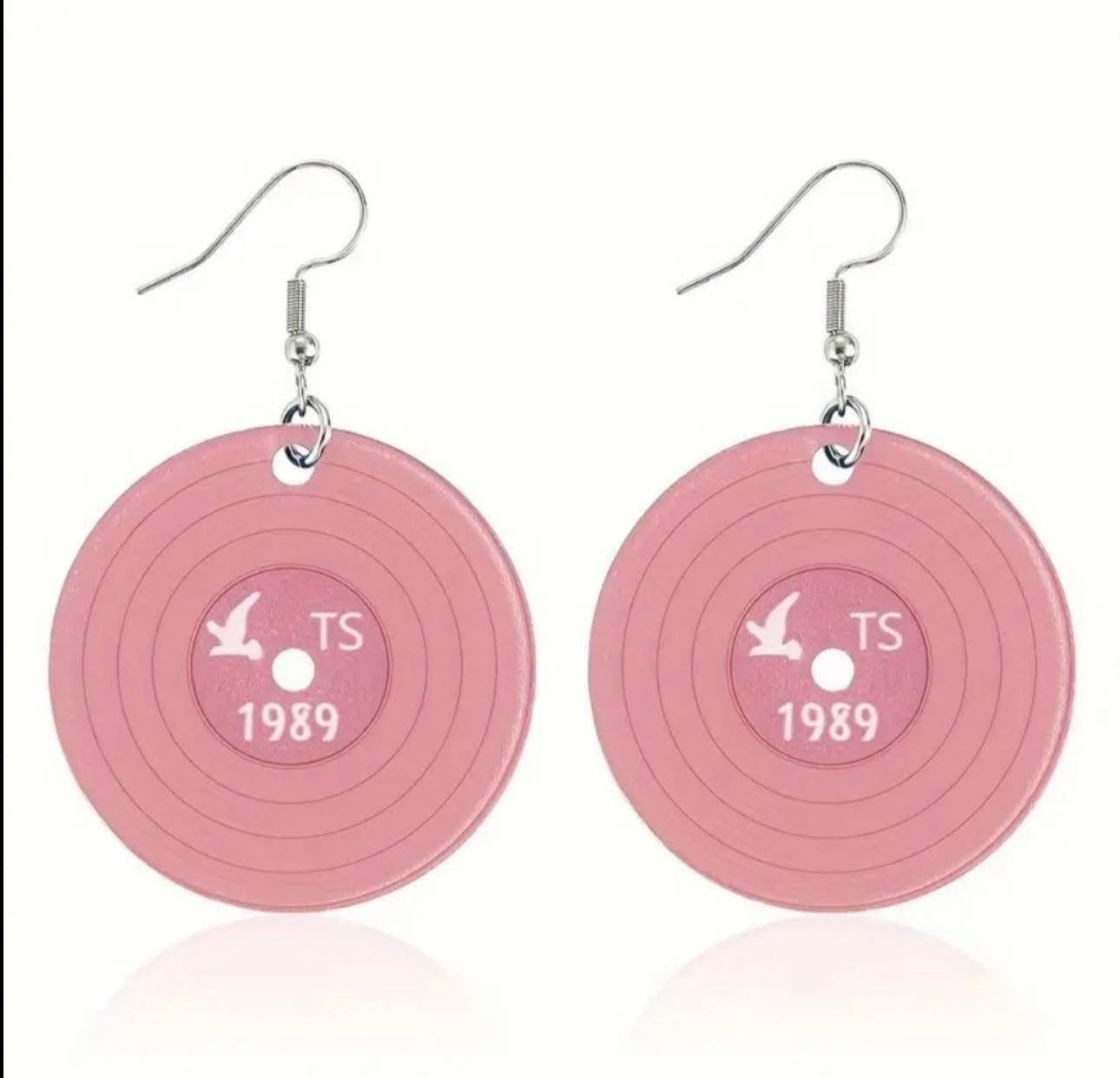 Taylor Swift Record Earrings 1989