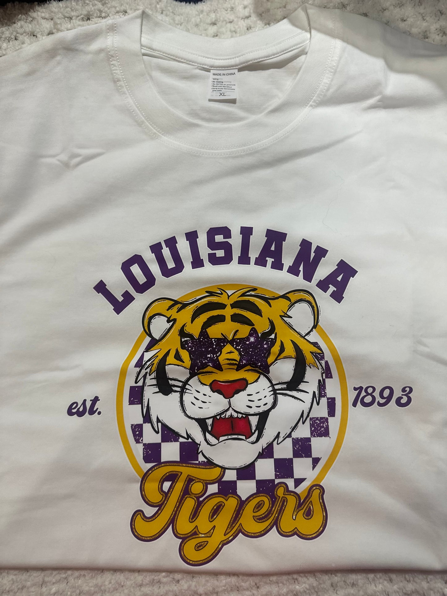 LSU Tigers White T-Shirt
