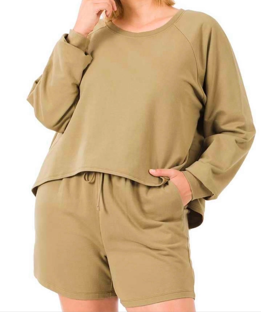 Zenana Top and Shorts Set