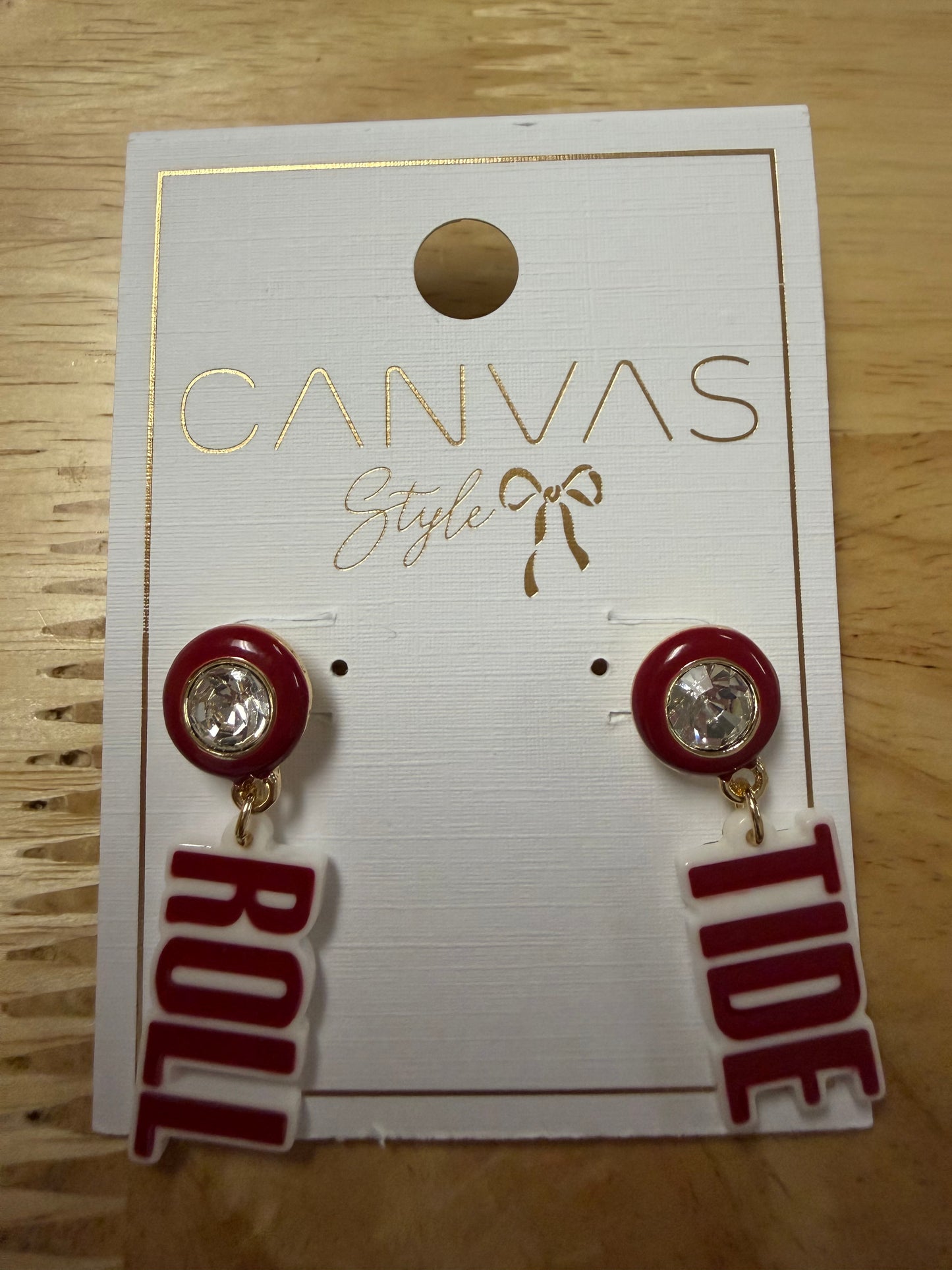 Alabama Roll Tide Acrylic Earrings