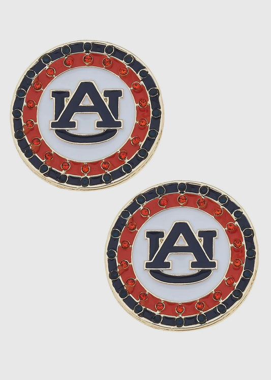 Auburn Logo Earrings