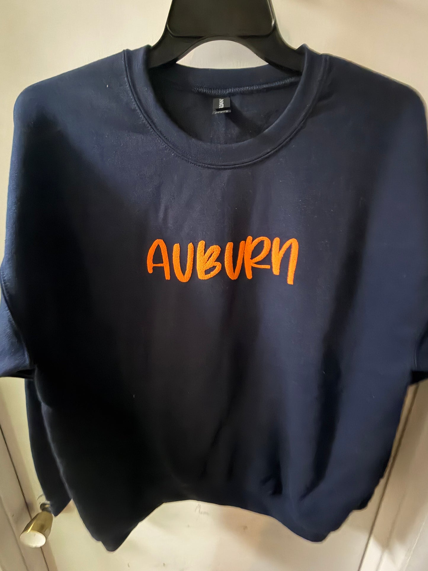 Auburn Puff Vinyl Sweatshirt