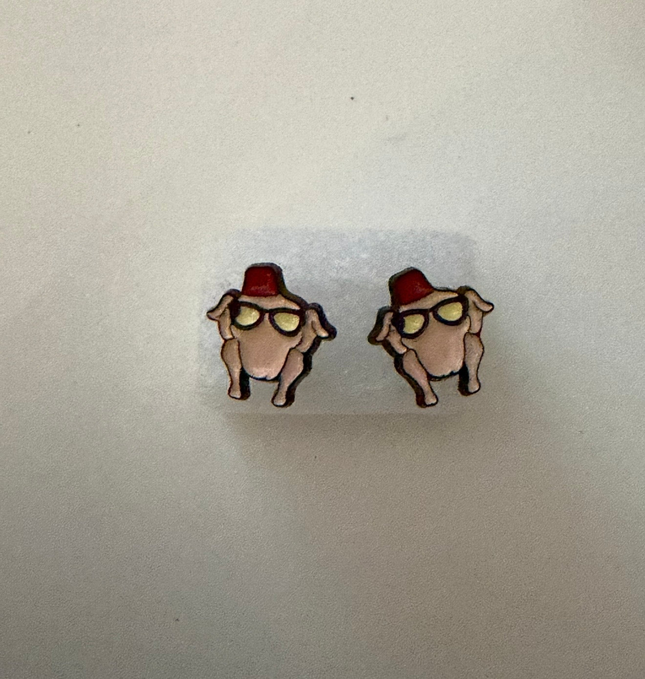 Friends Thanksgiving Turkey Earrings