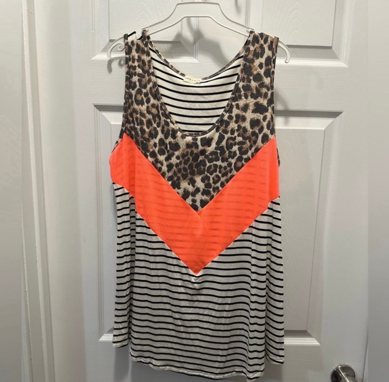Lovely Melody Chevron Tank