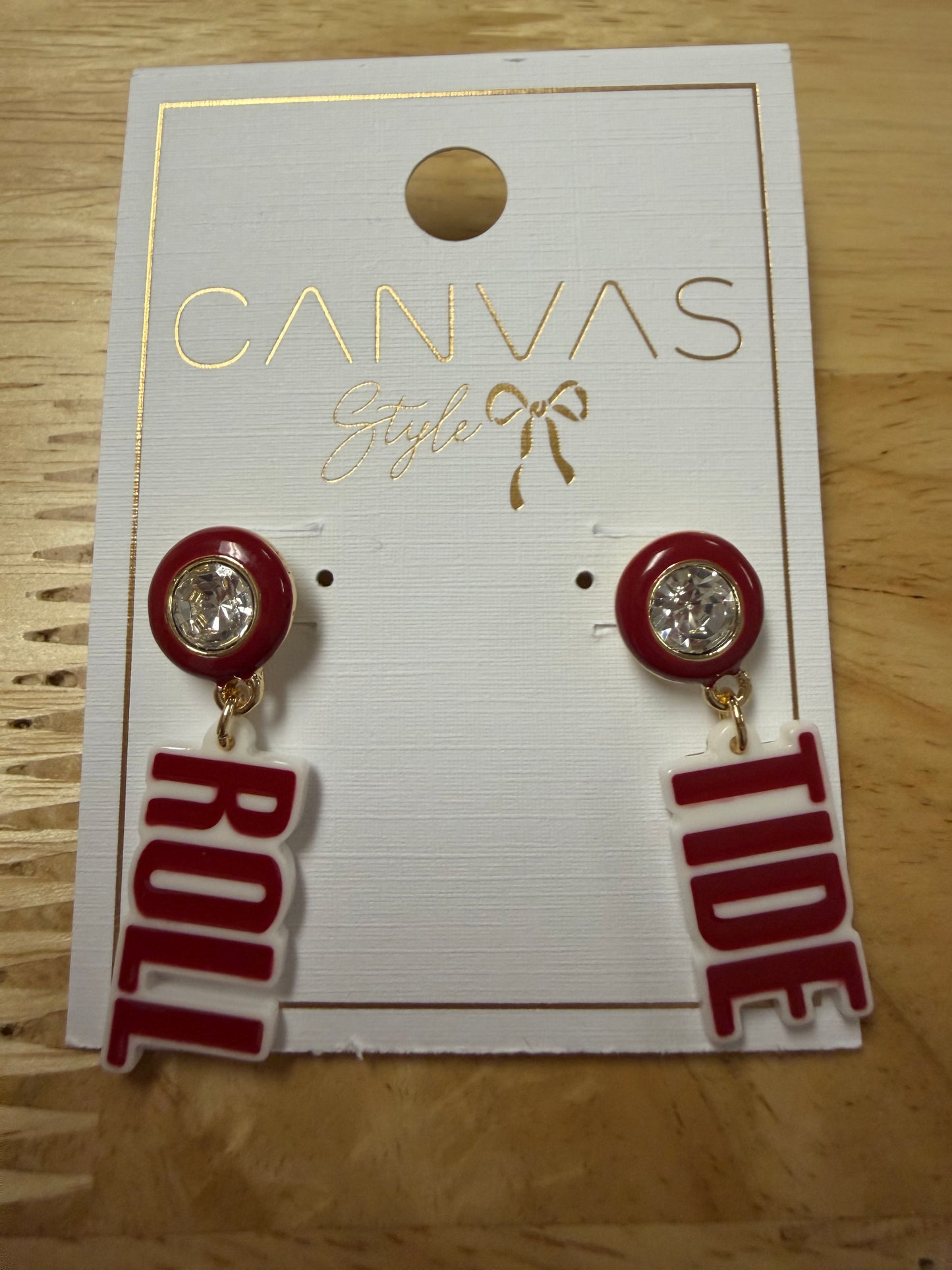 Alabama Roll Tide Acrylic Earrings
