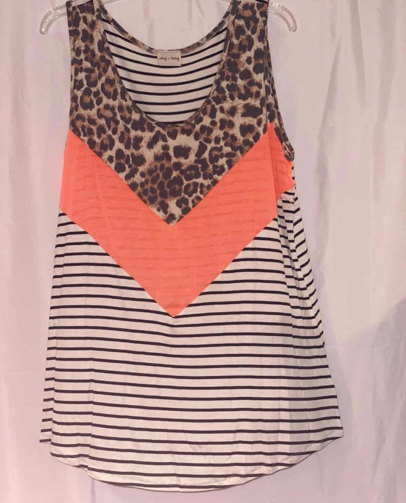 Lovely Melody Chevron Tank