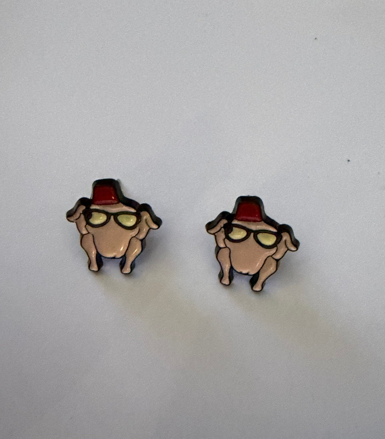Friends Thanksgiving Turkey Earrings