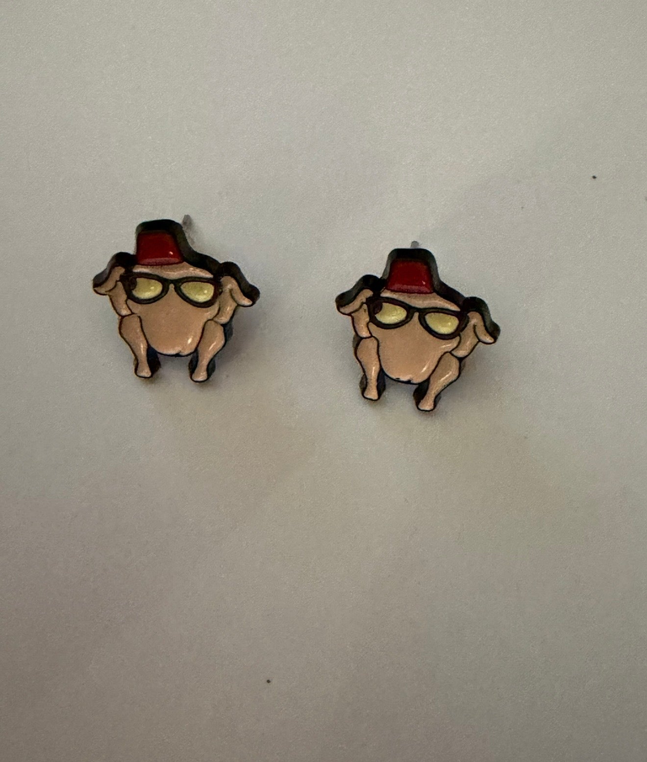Friends Thanksgiving Turkey Earrings