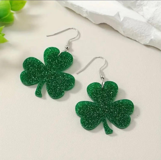 Three Leaf Clover Earrings