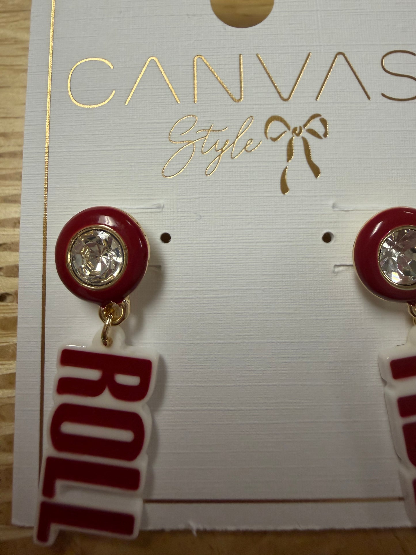 Alabama Roll Tide Acrylic Earrings