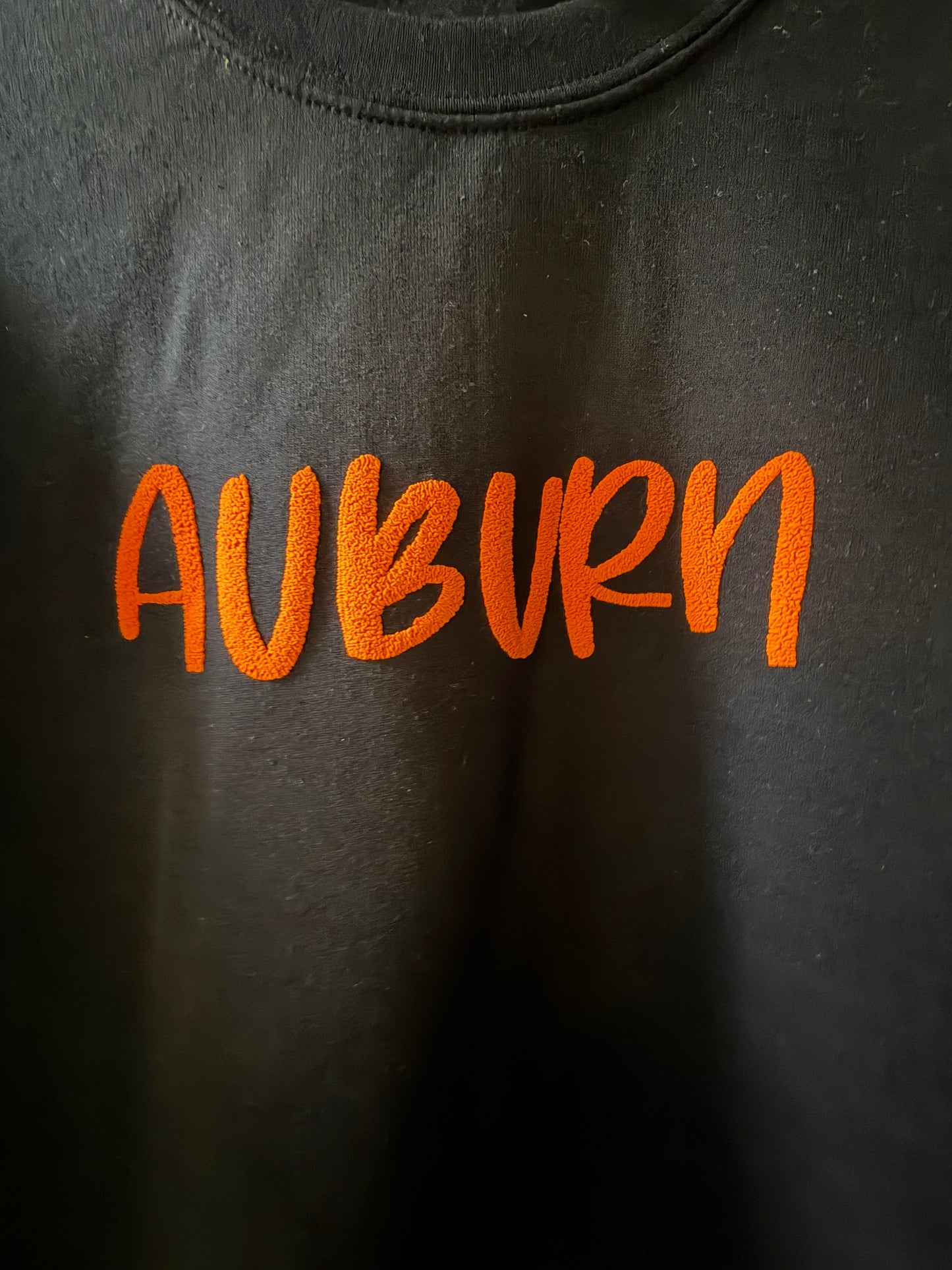 Auburn Puff Vinyl Sweatshirt