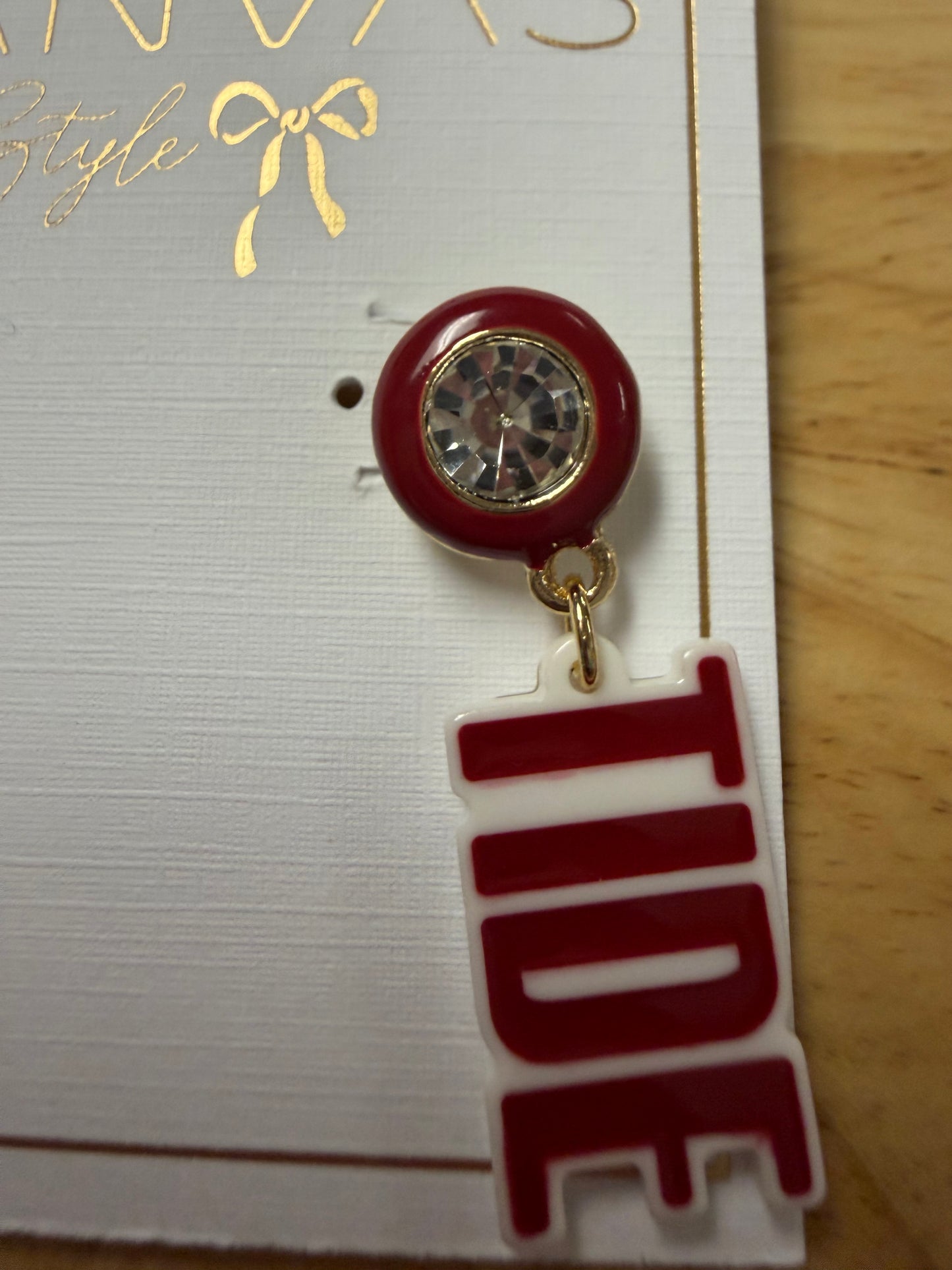 Alabama Roll Tide Acrylic Earrings