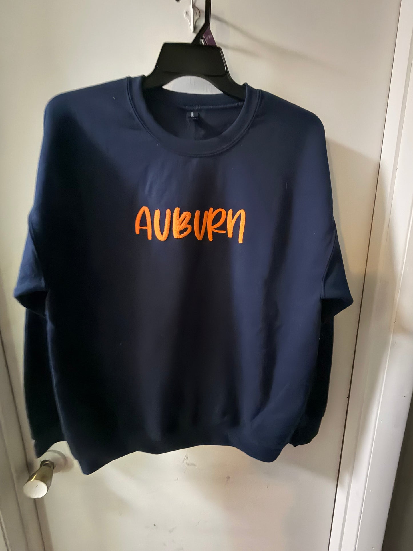 Auburn Puff Vinyl Sweatshirt