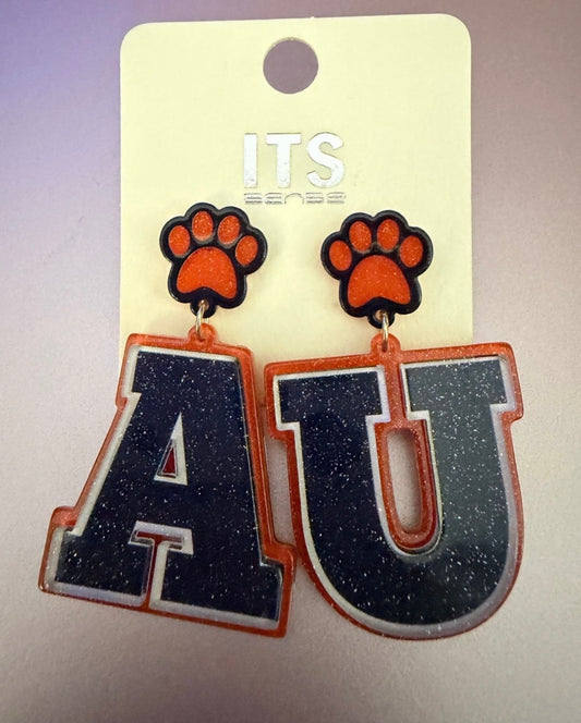 AU Tiger Paw Earrings