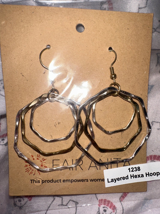 Layered Hexa Hoops