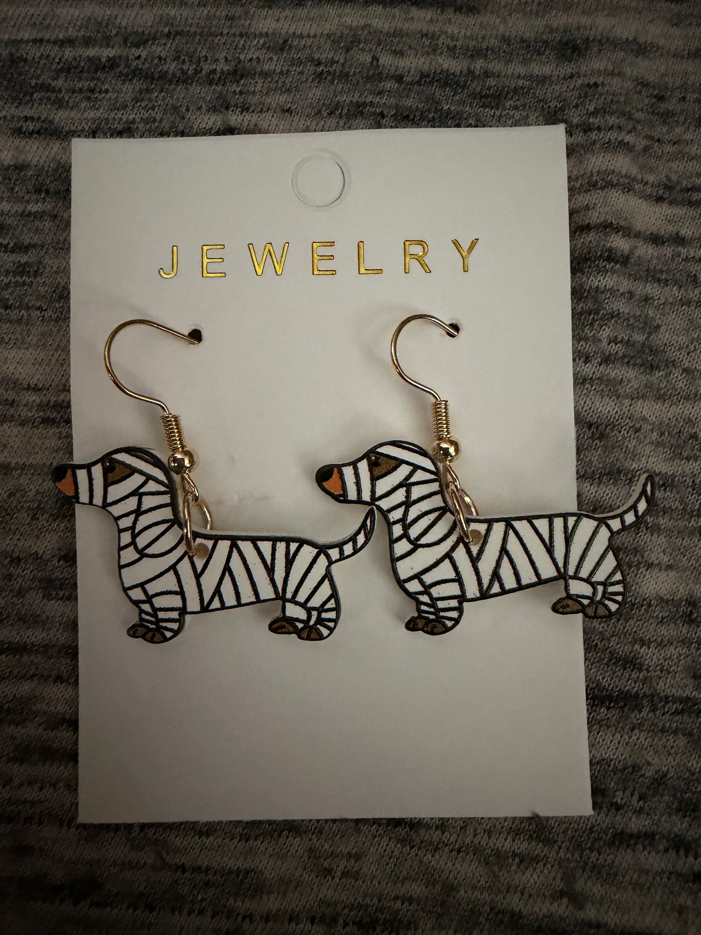 Mummy Dachshund Earrings