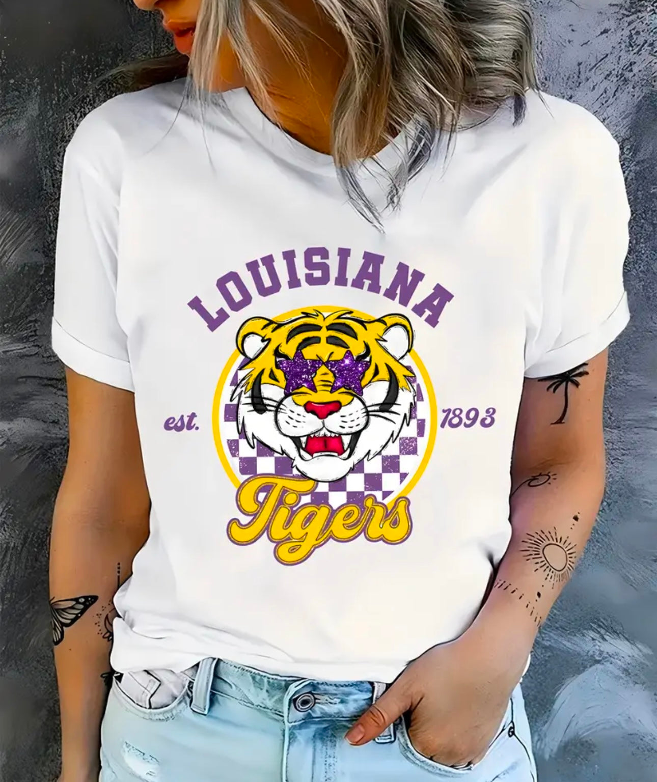 LSU Tigers White T-Shirt